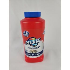 New Resolve Pet Expert Carpet Moist Powder Large Area 18 Oz Cleaner Dog Cat